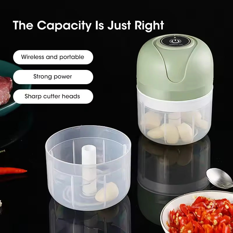 Wireless garlic chopper main